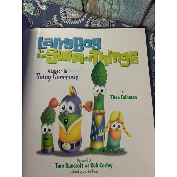 2006 Larry Boy in the Swim of Things Veggie Tales - Picture 9 of 10